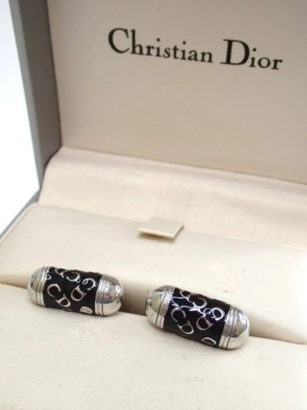 Christian Dior metal cuffs used